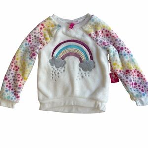 Colorful Rainbow Kids Sweatshirt Size 4